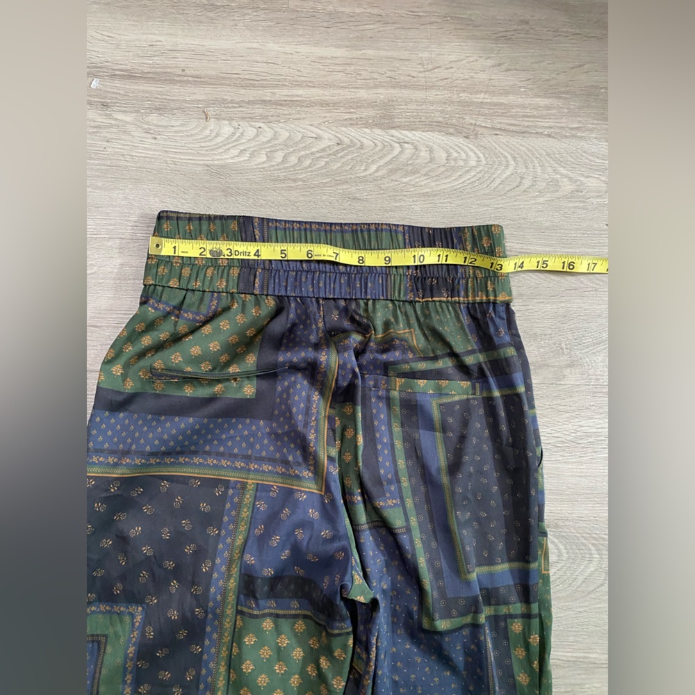 Veronica Beard Avamere Patchwork Pants Green XS‎ - image 9